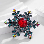 Snowflake Rhinestone Brooch PA4225