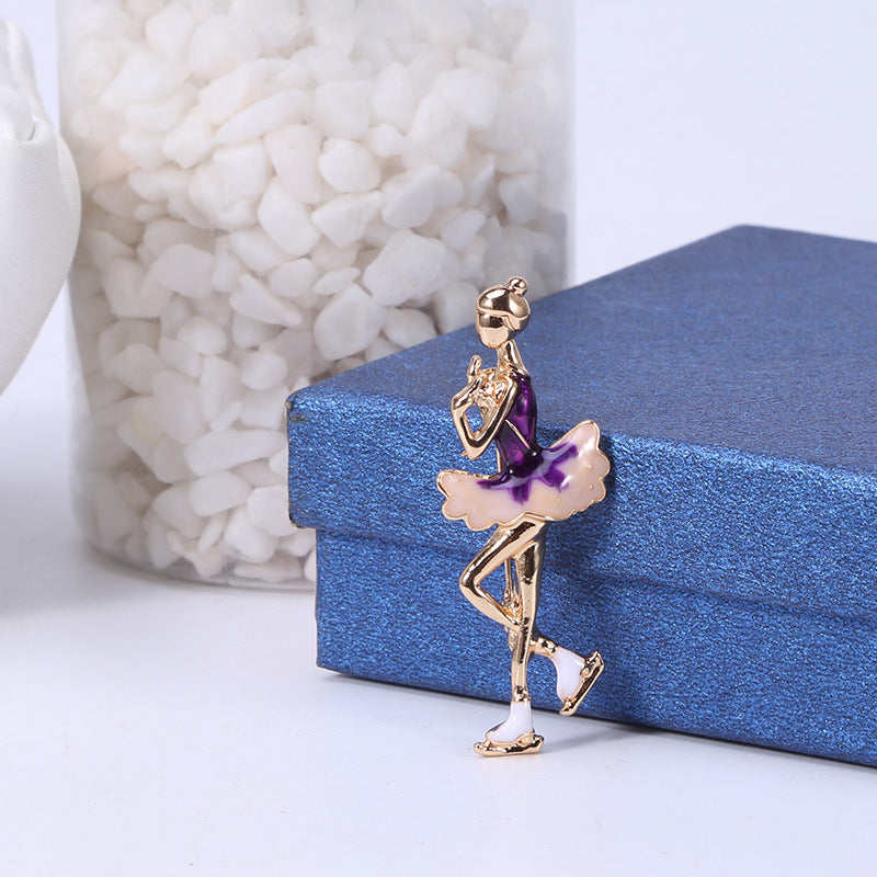Skate Alloy Brooch PA4271