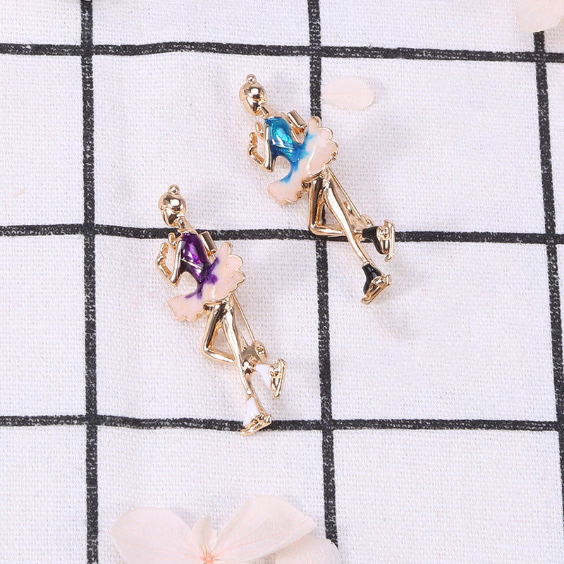 Skate Alloy Brooch PA4271