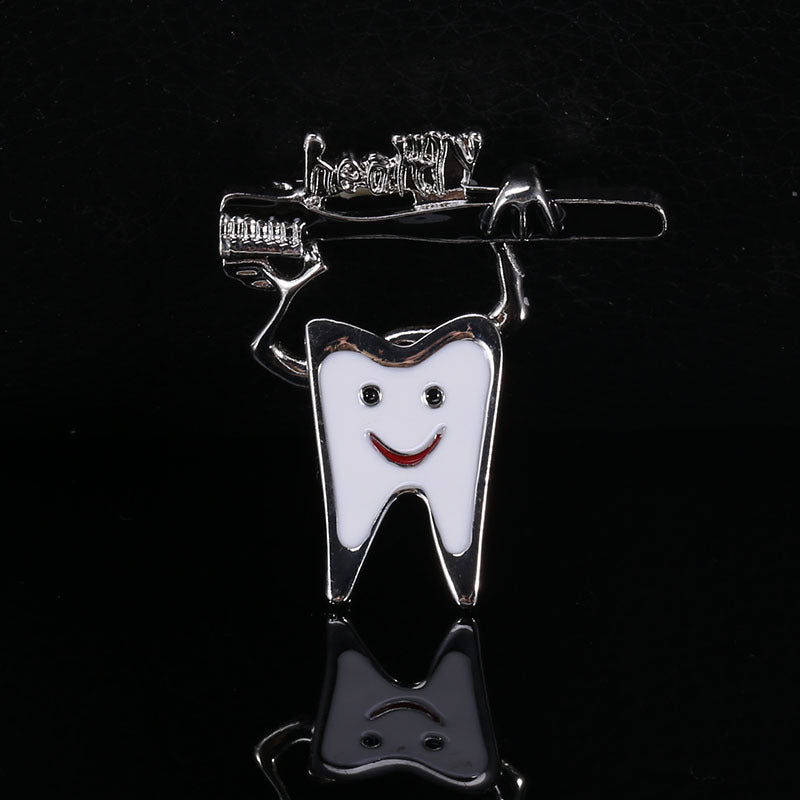 Love Brushing Teeth Alloy Teeth PA4277