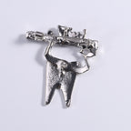Love Brushing Teeth Alloy Teeth PA4277