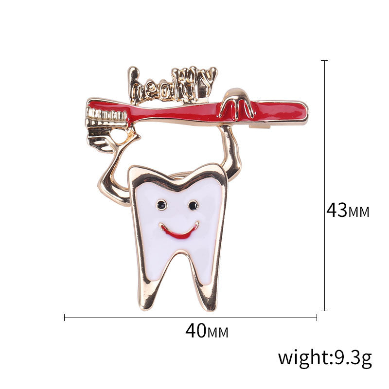 Love Brushing Teeth Alloy Teeth PA4277