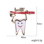 Love Brushing Teeth Alloy Teeth PA4277