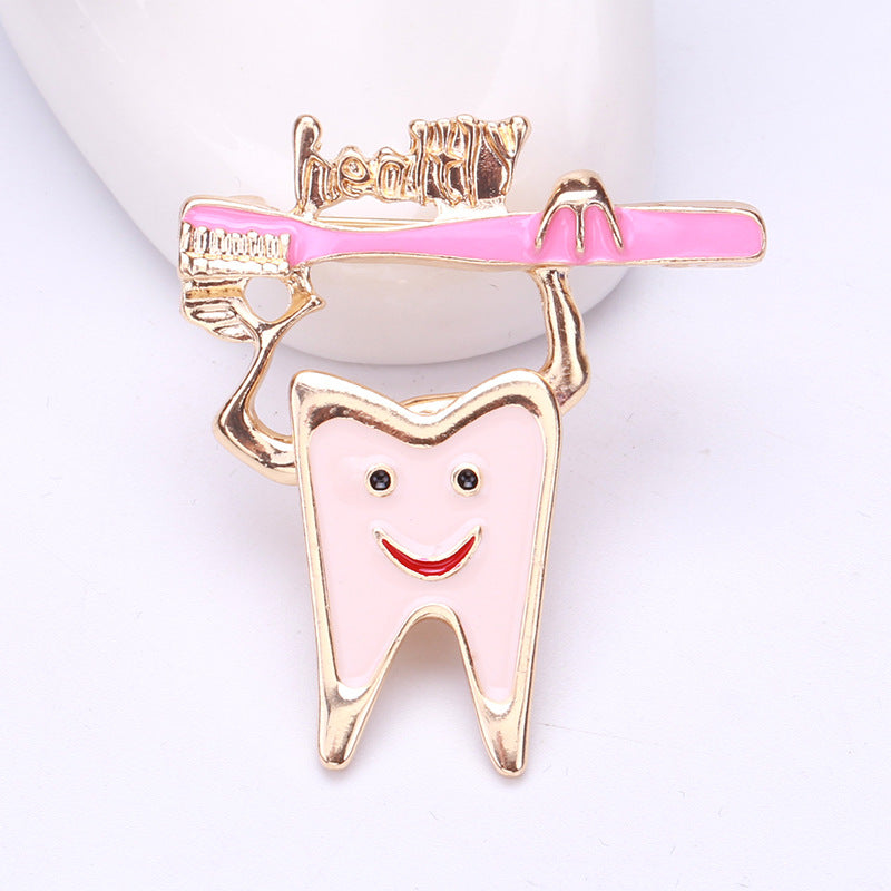Love Brushing Teeth Alloy Teeth PA4277