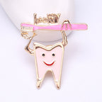 Love Brushing Teeth Alloy Teeth PA4277