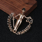Libra Alloy Brooch PA4282