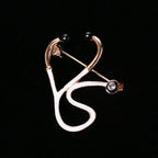 Stethoscope Alloy Brooch PA4292