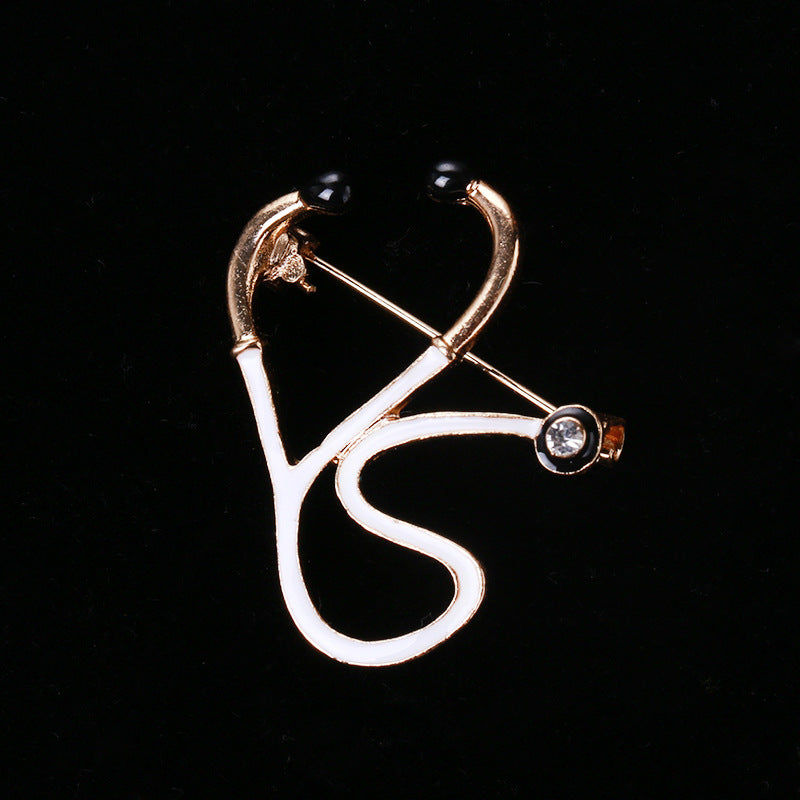 Stethoscope Alloy Brooch PA4292