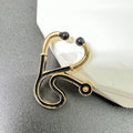 Stethoscope Alloy Brooch PA4292
