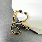 Stethoscope Alloy Brooch PA4292
