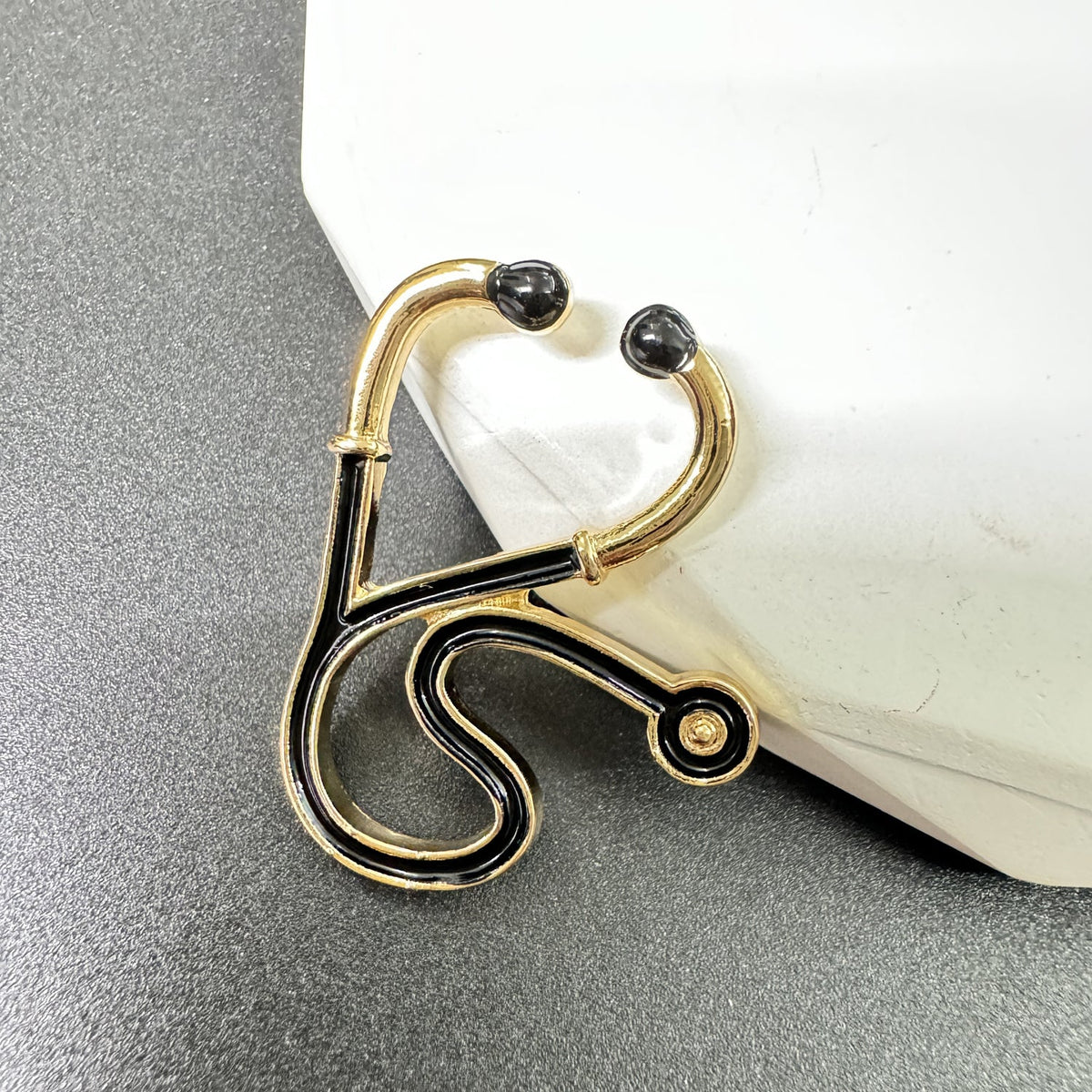 Stethoscope Alloy Brooch PA4292