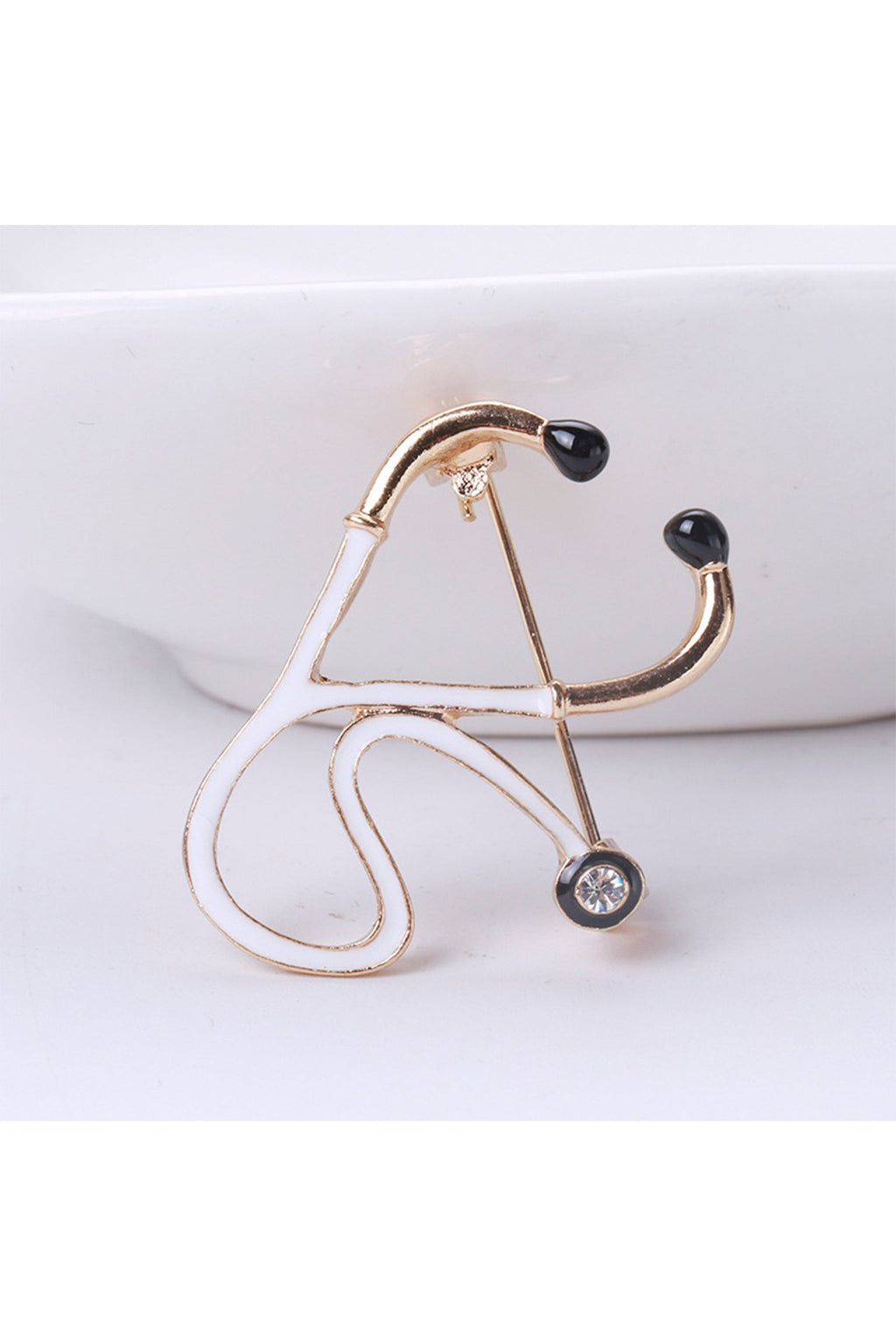 Stethoscope Alloy Brooch PA4292
