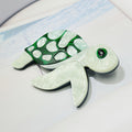 Sea Turtle Acrylic Brooch PA4311