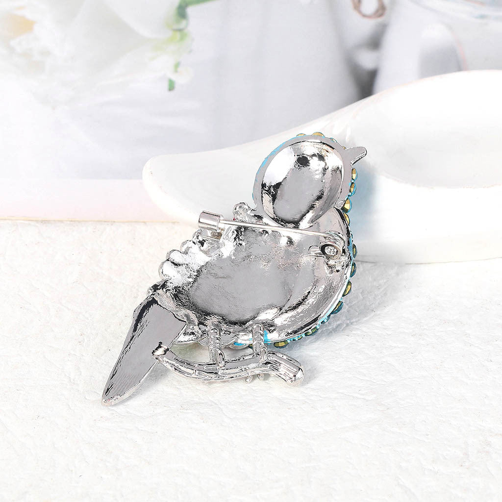 Bird Rhinestone Brooch PA4312