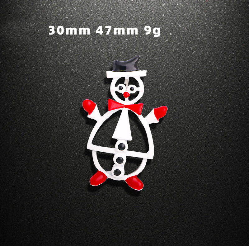 Snowman Alloy Brooch PA4313