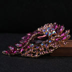 Floral Rhinestone Brooch PA4322