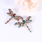Retro dragonfly Rhinestone Alloy Brooch PA4323
