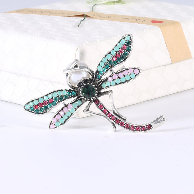 Multicolor Dragonfly Brooch PA4324
