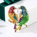 Bird Rhinestone Brooch PA4374