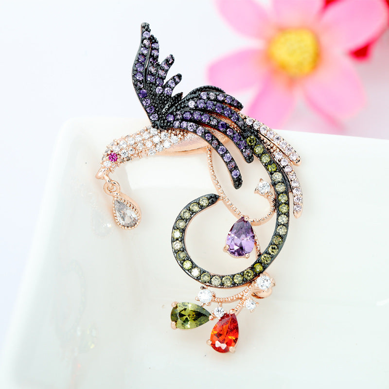 Phoenix Cubic Zirconia Brooch PA4389