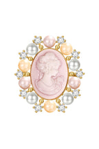 Baroque Portrait Brooch PA4409