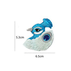 Peacock Acrylic Brooch PA4410
