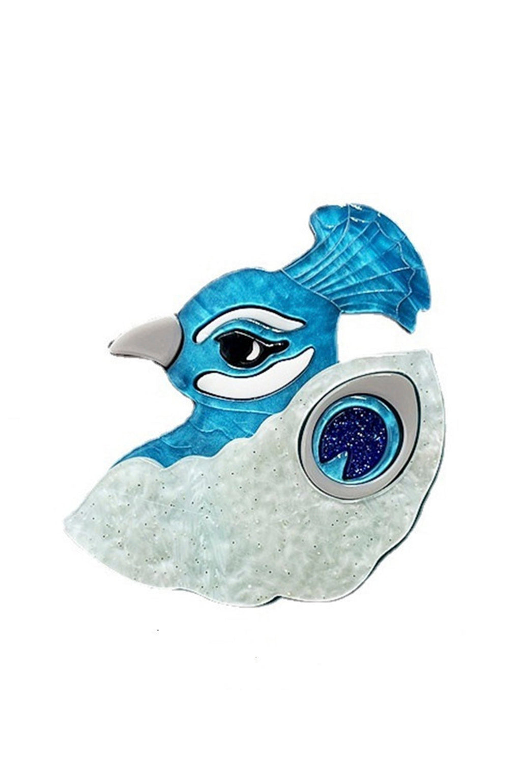 Peacock Acrylic Brooch PA4410