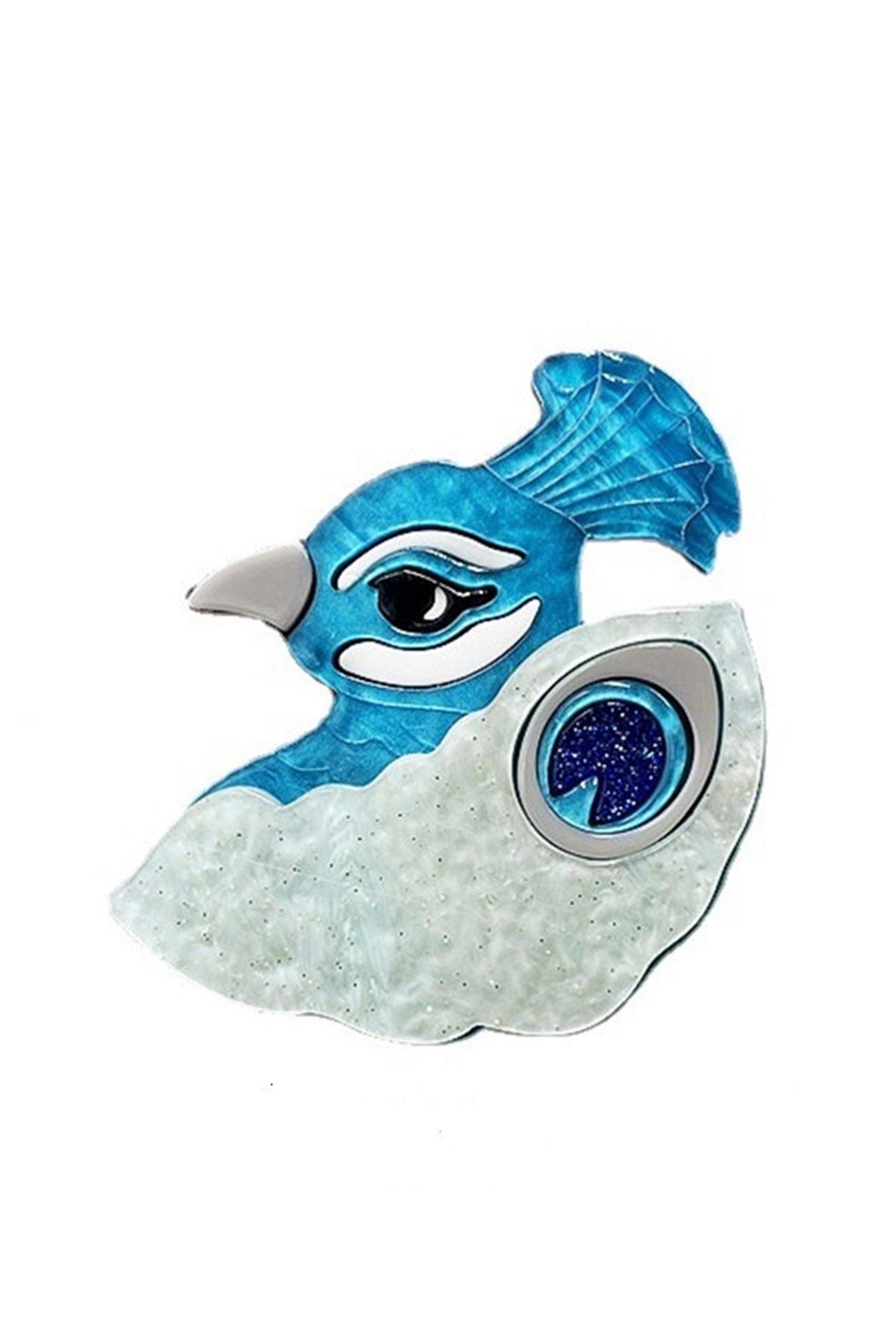 Peacock Acrylic Brooch PA4410