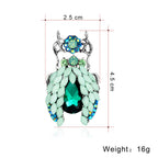 Turquoise Bee Brooch PA4428