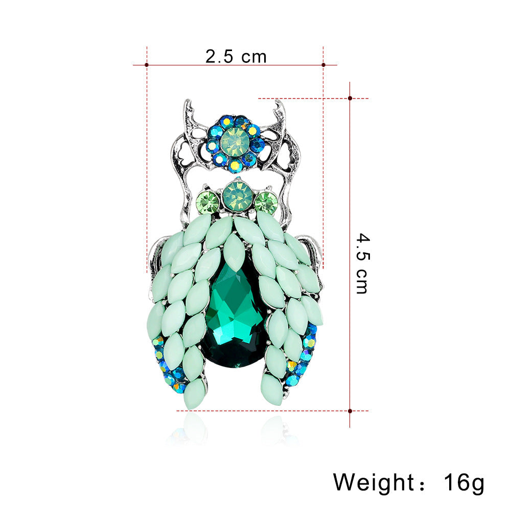 Turquoise Bee Brooch PA4428