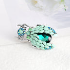 Turquoise Bee Brooch PA4428