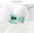 Turquoise Bee Brooch PA4428