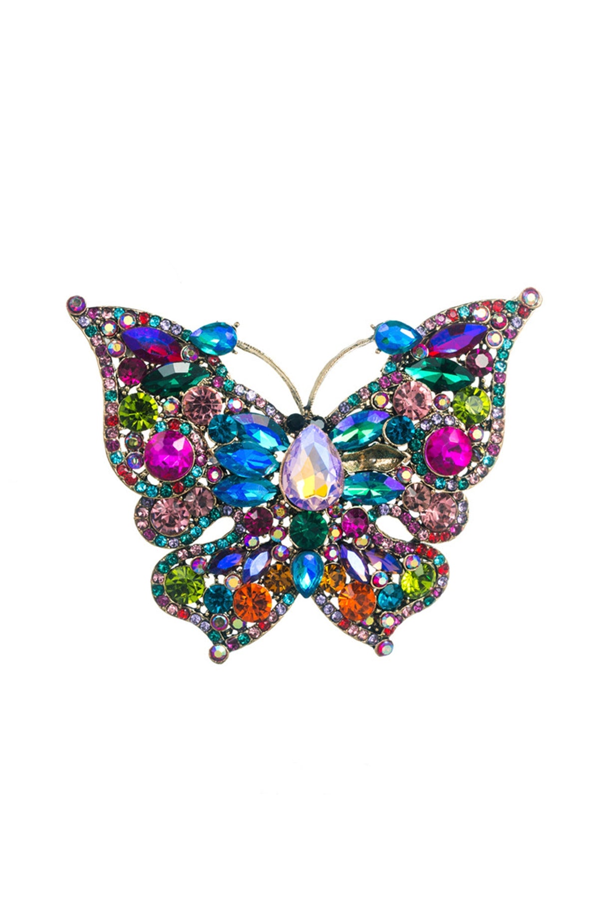 Butterfly Rhinestone Brooch PA4433
