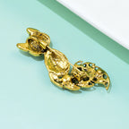 Fox Alloy Brooch PA4459