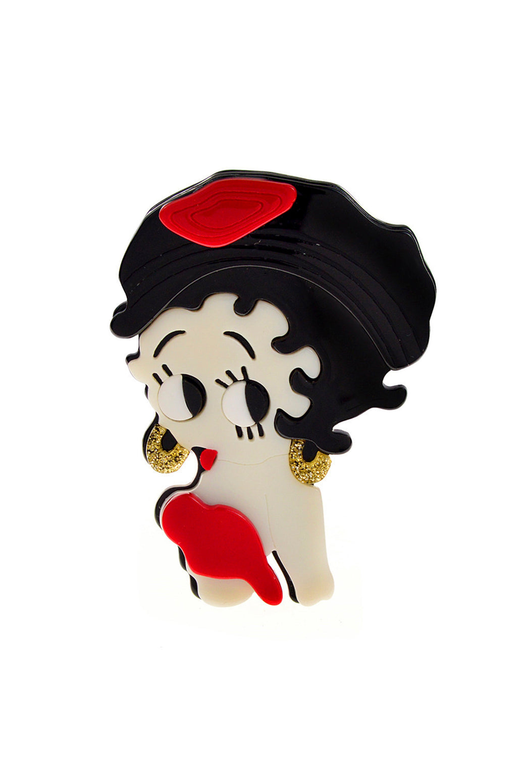 Pretty Girl Acrylic Brooch PA4461