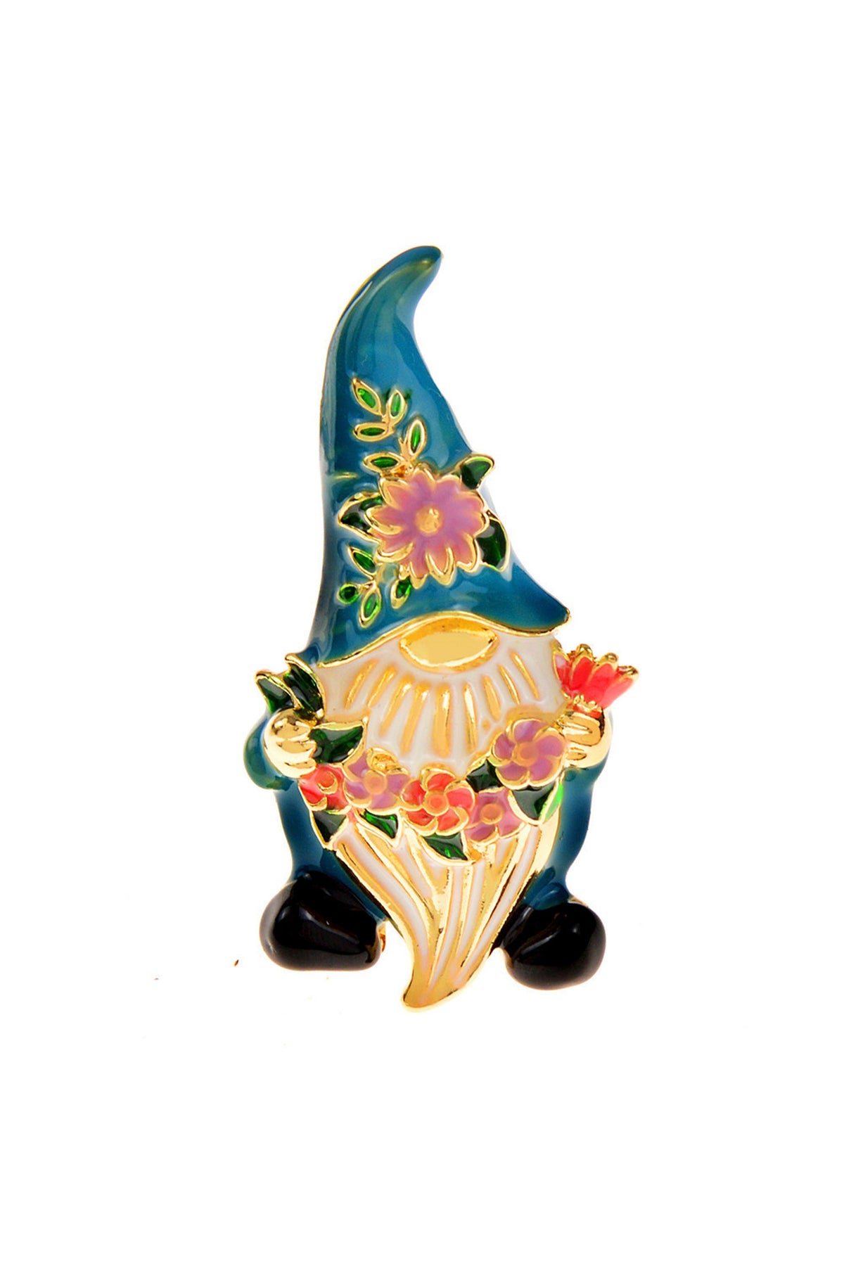 Floral Portrait Alloy Brooch PA4462