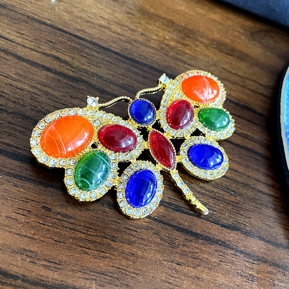 Dragonfly Rhinestone Brooch PA4487