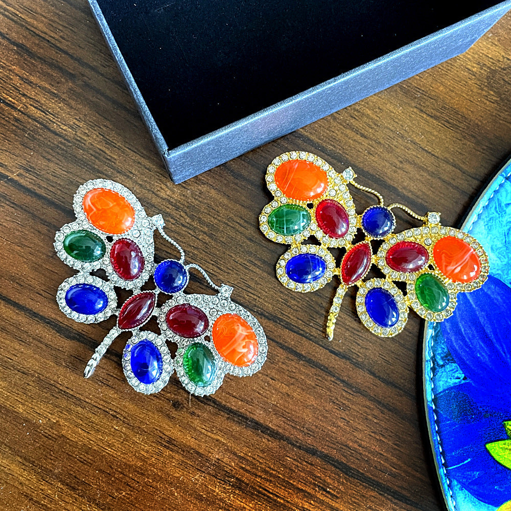 Dragonfly Rhinestone Brooch PA4487