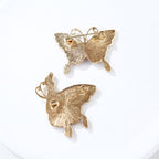 Butterfly Pearl Alloy Brooch PA4493
