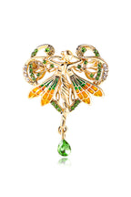Angel Heart Rhinestone Brooch PA4566
