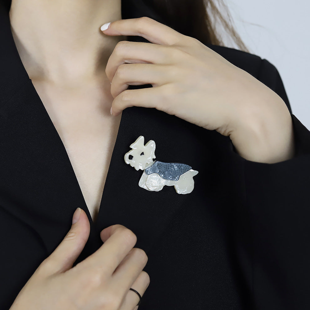 West Highland White Terrier Acrylic Brooch PA4602