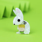 Rabbit Acrylic Brooch PA4603