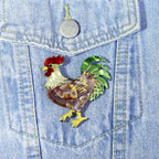 Rooster Acrylic Brooch PA4606