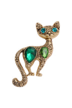 Leopard Alloy Crystal Brooch PA4614 - view 2