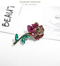 Rose Rinestone Brooch PA4622