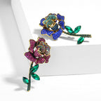 Rose Rinestone Brooch PA4622