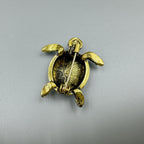 Sea Turtle Rhinestone Brooch PA4625 - view 7