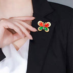 Butterfly Rhinestone Brooch PA4644