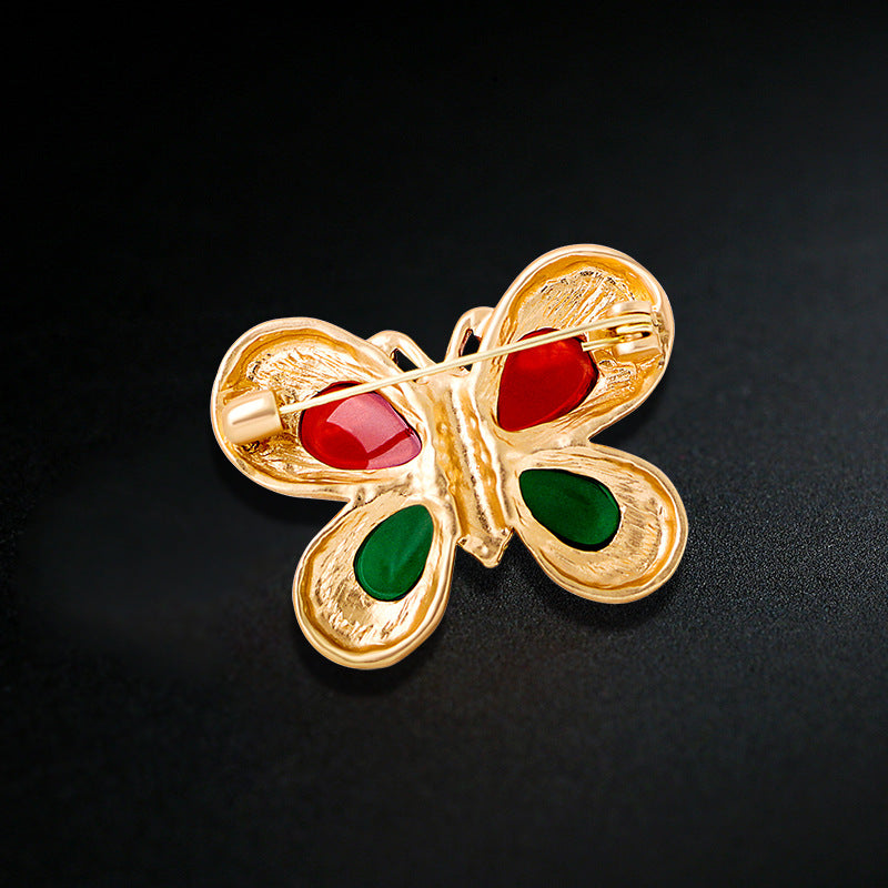 Butterfly Rhinestone Brooch PA4644