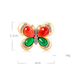 Butterfly Rhinestone Brooch PA4644
